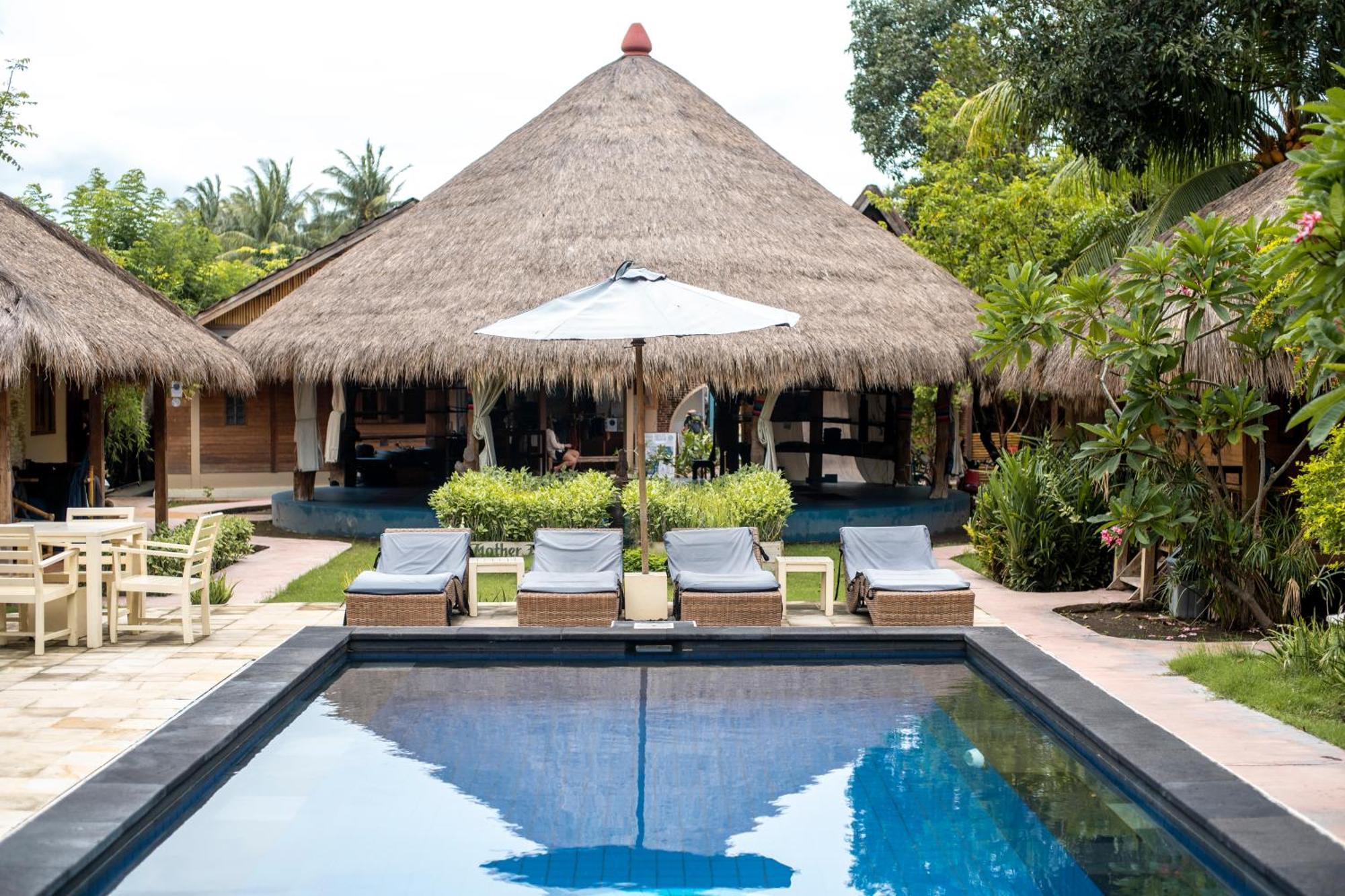 H2O Peaceful Yoga Resort Gili Air Zewnętrze zdjęcie
